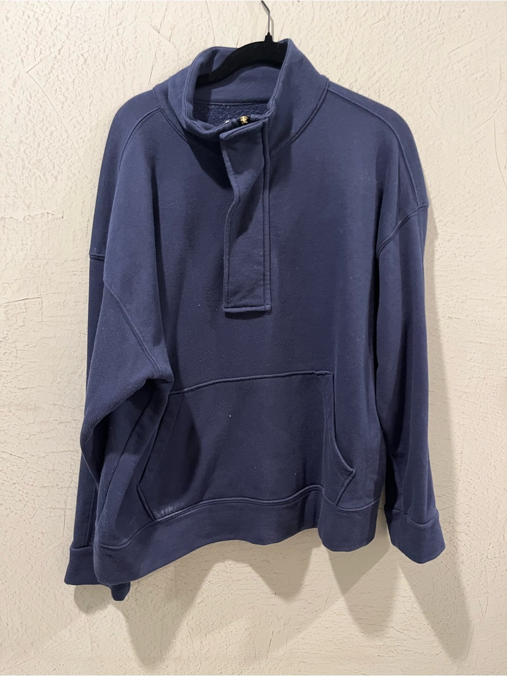 a new day Navy Half-Zip Fleece Pullover